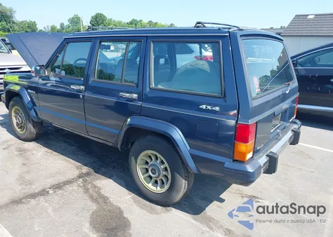 1989 Jeep Cherokee Laredo из США, поврежденный, VIN 1J4FJ58L5KL598813